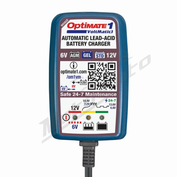 TECMATE OptiMate 1 6/12V Battery Charger