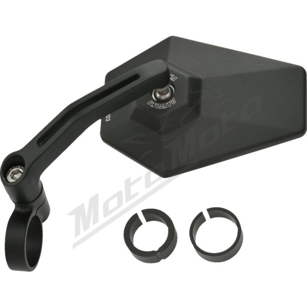 Universal Bar End Mirror DAYTONA HEXAGONAL BAREND 1pc