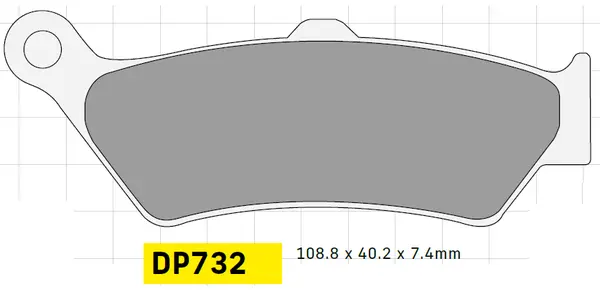DP BRAKES Stabdžių trinkelės BMW R 1300cc 23-26