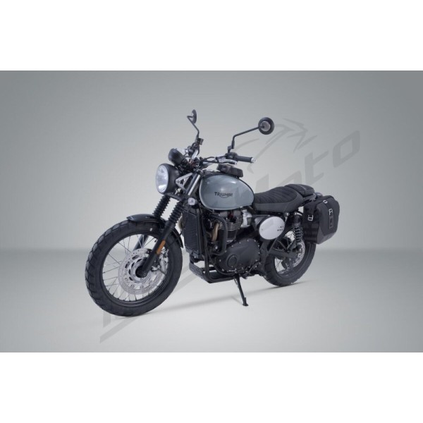 SW-MOTECH Legend Gear LC2 Side Bag System Brown Edition (Left) Triumph Street Cup / Street Scrambler / Street Twin 900 16-22