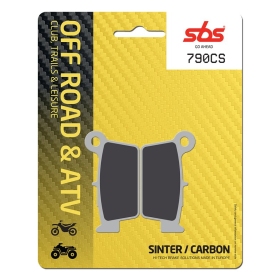 Sbs stabdžių trinkelės 790CS Carbon Silver APRILIA / FANTIC / KAWASAKI / SHERCO / SUZUKI / TM / YAMAHA
