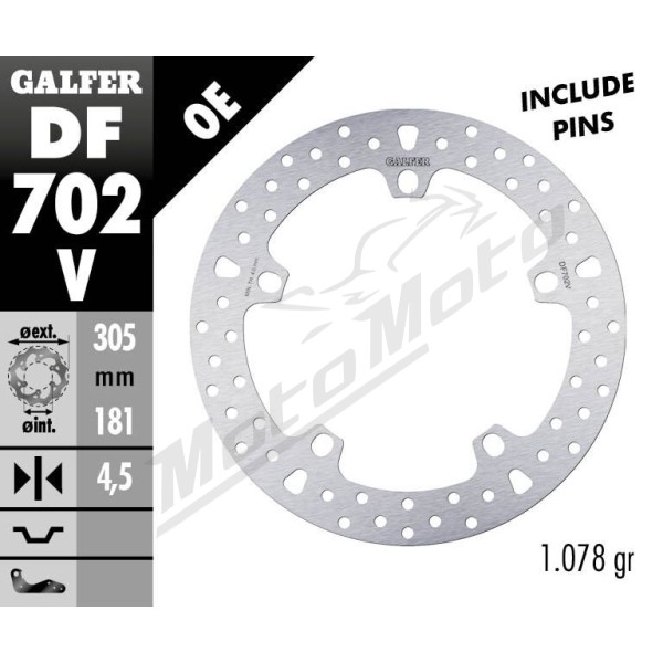GALFER Priekinis stabdžių diskas BMW F / K / R 750-1250cc 94-23