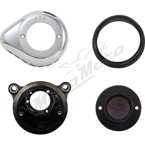S&S CYCLE Air Stinger Stealth Air Cleaner Kit Harley Davidson FLD / FLHRCI / FLHRI 1450-1690cc 01-17