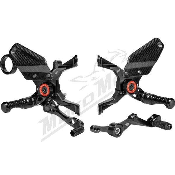 GILLES TOOLING MUE2 Vairuotojo pakojų sistema BMW S / M 1000R 21-24