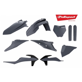 Polisport plastikų komplektas KTM SX, SX-F 125/450cc 19-22 Pilka