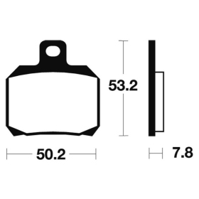 TECNIUM Street Performance Sintered Metal Brake pads MR230 MV Augusta / Ducati / Kawasaki / Honda / KTM / Indian / Aprilia 50/1390 97-25