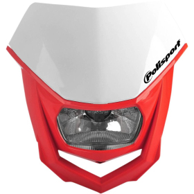 Polisport Halo Universal Headlight Red