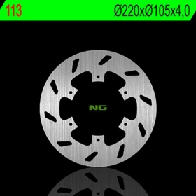 NG BRAKES 113 priekinis / galinis fiksuotas stabdžių diskas BENELLI / DERBI / GILERA / PIAGGIO / VESPA