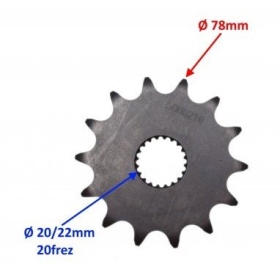 FRONT DRIVE SPROCKET FOR BENELLI IMPERIALE 400 14 Teeth