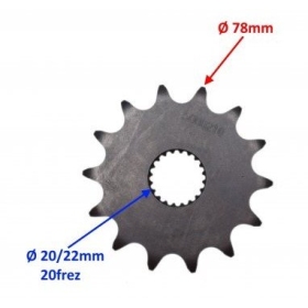 FRONT DRIVE SPROCKET FOR BENELLI IMPERIALE 400 2020-> 14 Teeth