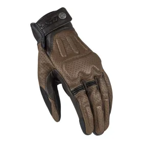 LS2 Rust Man Leather Gloves