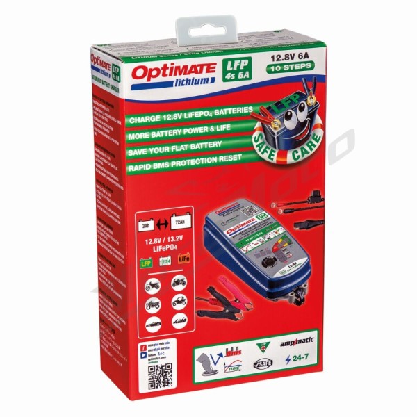TECMATE OptiMate Lithium LFP 4s 6A Battery Charger