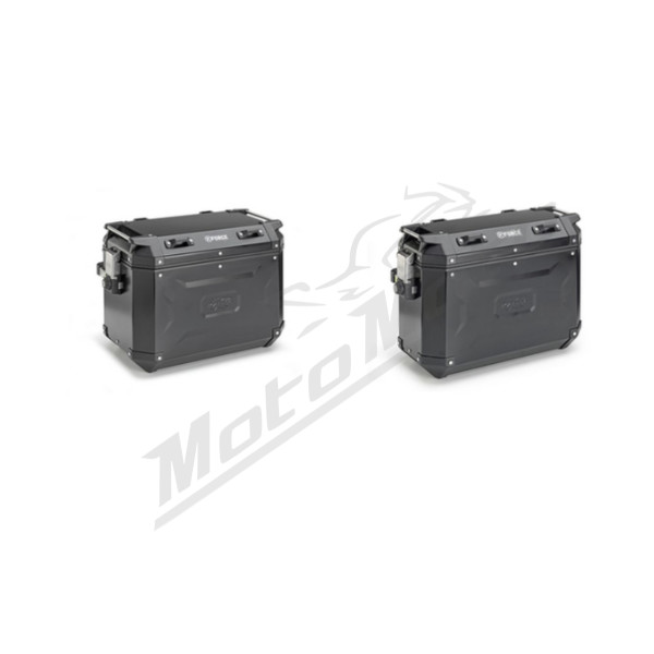 KAPPA Monokey Cam Side aluminum black storage boxes 37L