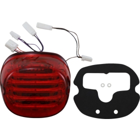 CUSTOM DYNAMICS ProBEAM® Integrated Low Profile LED Taillights with Auxiliary Turn Signals Harley Davidson FLD / FLH 1450-1977cc 99-24