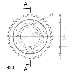 Supersprox Rear sprocket 834,37 37t