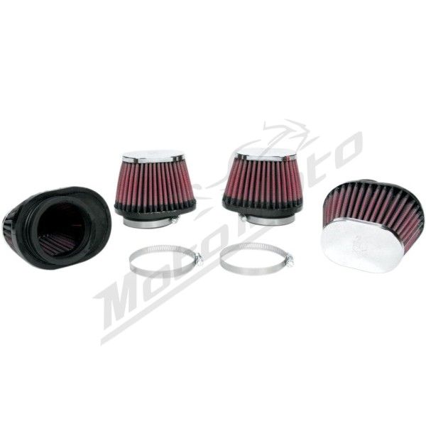 K&N Clamp-On Air Filters Ø54mm Universal / Honda / Kawasaki / Suzuki / Yamaha 750/1300 77-16