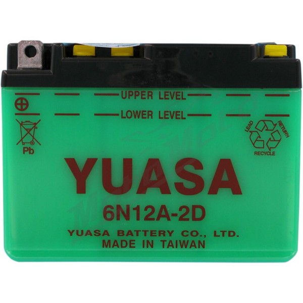 YUASA Conventional Battery DRY 6N12A-2D 6V 12Ah