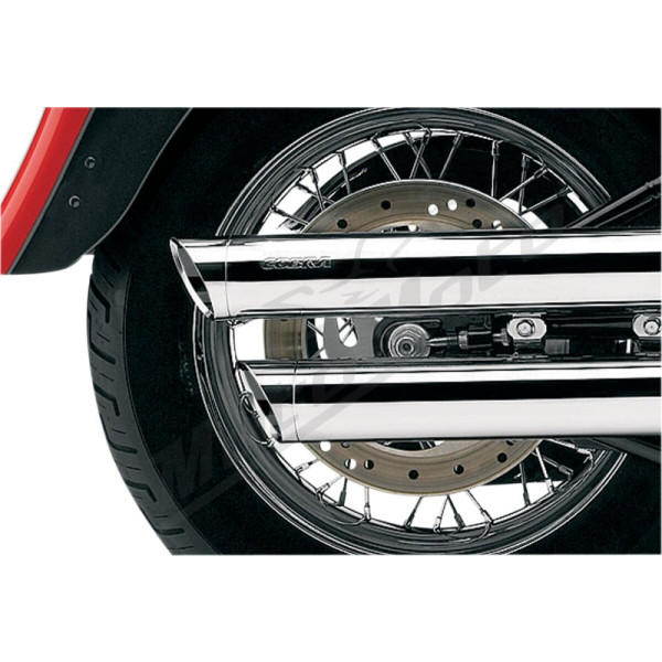 COBRA 3" Slip-On Mufflers Harley Davidson FLSTF / FLSTFI / FXSTD 1450-1550cc 00-06