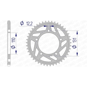 AFAM Aluminium Rear Sprocket 520 39-48 teeth