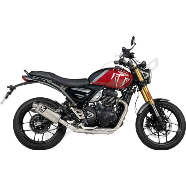 AKRAPOVIC Slip-On Titano duslintuvas Triumph Scrambler / Speed 400 24-25