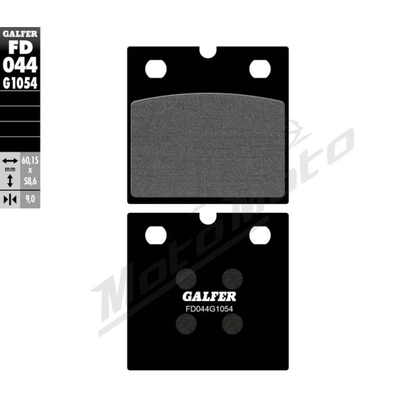 GALFER Semi-Metallic Brake Pads BMW / Ducati / MZ 500-1000cc 88-97