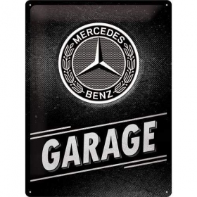 Metal tin sign MERCEDES BENZ GARAGE 30x40
