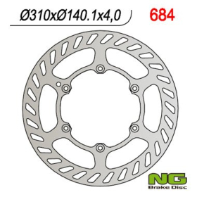 NG BRAKES Front Fixed Brake Disc 310mm Beta M4 / Motard / VSP 340-400cc 03-14