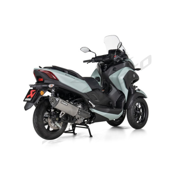 AKRAPOVIC Slip-On Nerūčijančio plieno / anglies pluošto Duslintuvas Yamaha LMW / XMAX 300 2025