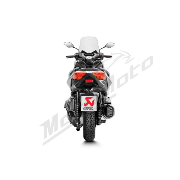 AKRAPOVIC Slip-On Nerūdijančio plieno / anglies pluošto duslintuvas Yamaha YP 400R 18-20