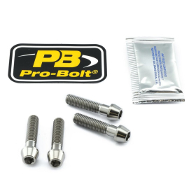 PRO BOLT Titanium Clip-On / Handle Bar Mount Bolt Kit BMW / Honda / Kawasaki / MV Agusta / Yamaha 125-1400cc 90-25