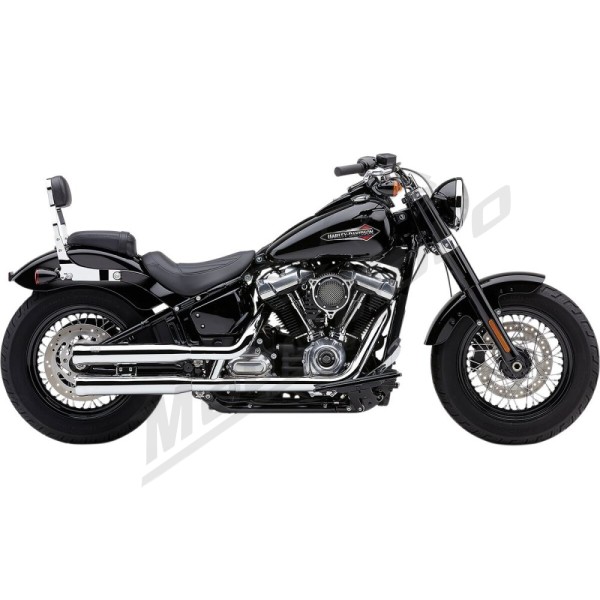 COBRA Neighbor Hater Slip-On Mufflers Harley Davidson FLDE / FLHC / FLHCS / FLI 1750-1868cc 18-24