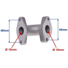 Intake manifold ATV / CROSS / 139FMB / 110cc 4T