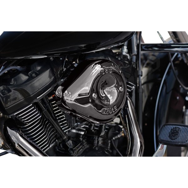 S&S CYCLE Stealth Teardrop Air Cleaner Kit Harley Davidson FLDE / FLFB / FLFBS 1750-1923cc 17-25