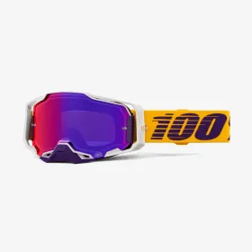 100% Armega Difenbak goggles (purple mirror lens) 