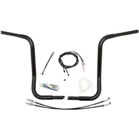 FAT BAGGERS INC. Round Top Handlebar Kit Black 91.5x40.5cm Harley Davidson FLHT / FLHTCU / FLHTCUTG / FLHTKSE / FLHX 1690-1923 14-20