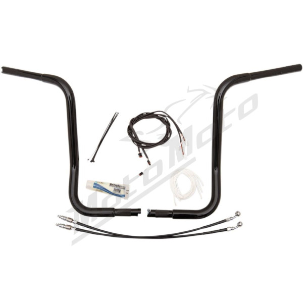 FAT BAGGERS INC. Round Top Vairo kompl. juodas 91.5x40.5cm Harley Davidson FLHT / FLHTCU / FLHTCUTG / FLHTKSE / FLHX 1690-1923 14-20