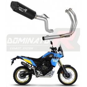 Exhaust kit Dominator  MX2 BLACK YAMAHA Tenere 700 / World Raid / Rally Edition 2021 - 2022