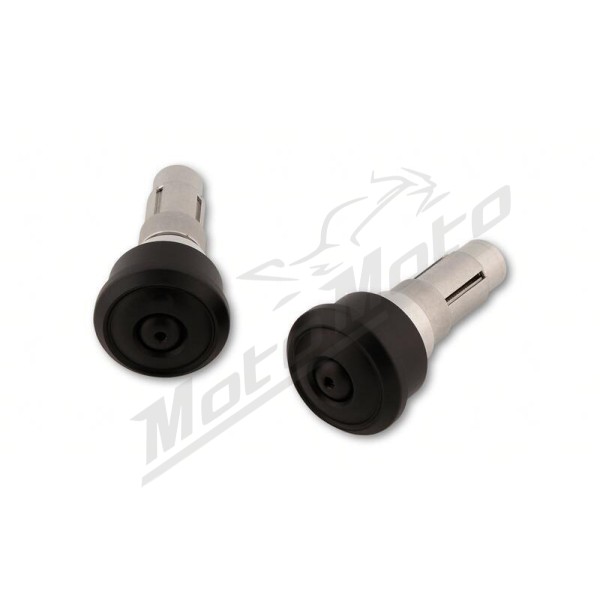 HIGHSIDER universal Retro Handlebar Ends Black