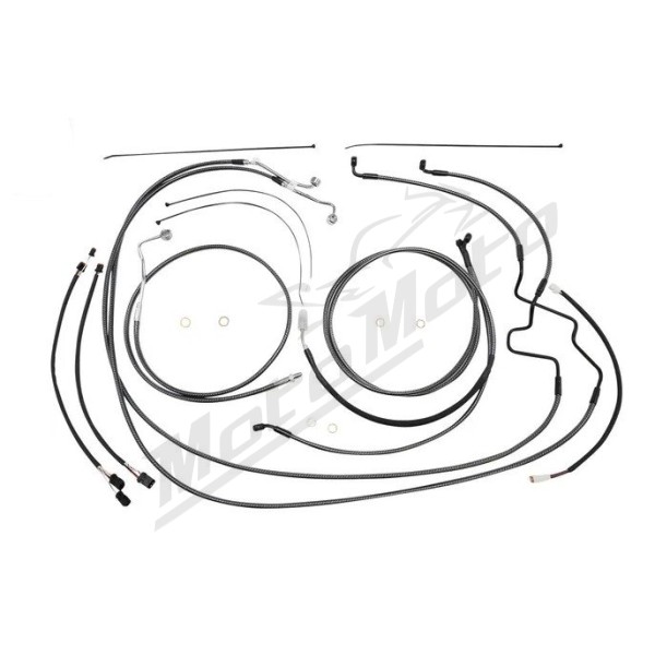 MAGNUM SHIELDING Karbon Fiber Handlebar Installation Kit 38/43cm Harley Davidson FLTRK / FLTRKSE / FLTRX / FLTRXSE 1750/1977 17-24
