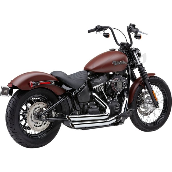 COBRA Speedster Slashdown Exhaust System Harley Davidson FLDE / FLFBS / FLSL / FXBB / FXLRS / FXST 1750-1923cc 18-25