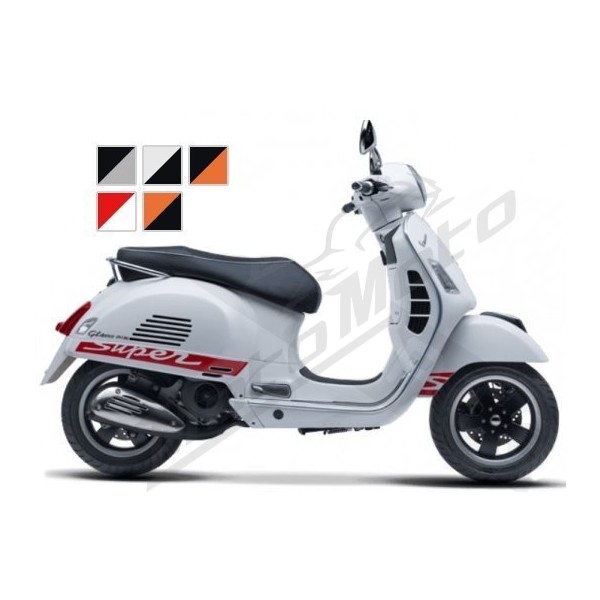 STICKERS SET OEM VESPA GTS SUPER 125-300cc 2008-2018 4PCS