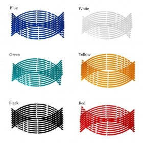 Rim stickers reflecting light R14 / R15 / R16 / R17 / R18 