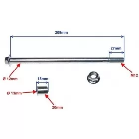 Stud M12 (length 210mm)