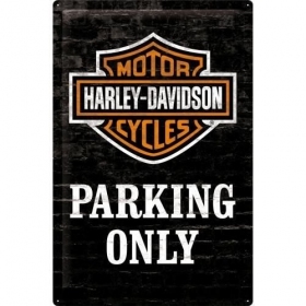 Metal tin sign HARLEY-DAVIDSON PARKING 40x60