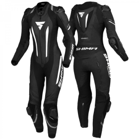 SHIMA Miura RS Ladies One Piece Leather Suit Black / White