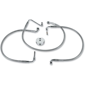 DRAG SPECIALTIES Stainless Steel Brake Line Kit Harley Davidson FXDS-CON 1340cc 94-99