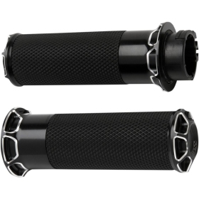ARLEN NESS Beveled Grips Harley Davidson FLDE / FLFB / FLFBS / FLH / FLHC / FLHCS 1584-1923cc 08-24