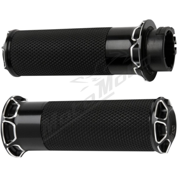 ARLEN NESS Beveled Grips Harley Davidson FLDE / FLFB / FLFBS / FLH / FLHC / FLHCS 1584-1923cc 08-24