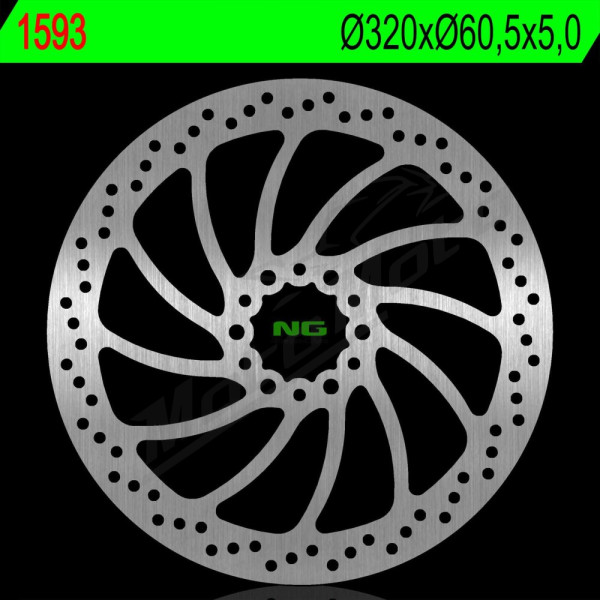 NG Front Fixed Brake Disc 320X60.5X5.0mm Kawasaki J 300cc 14-18