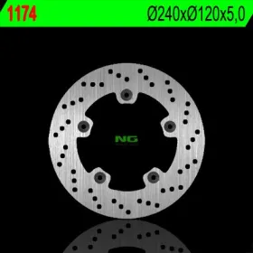 NG BRAKES Galinis fiksuotas stabdžių diskas 240mm Suzuki GSF / GSR / GSX / SFV / SV 600-1250cc 06-18